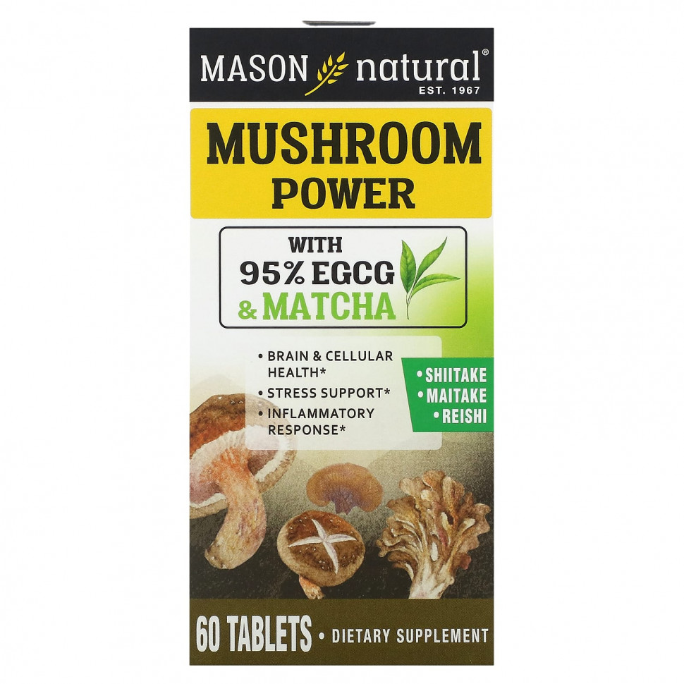 Mason Natural, Mushroom Power, 60     , -, 