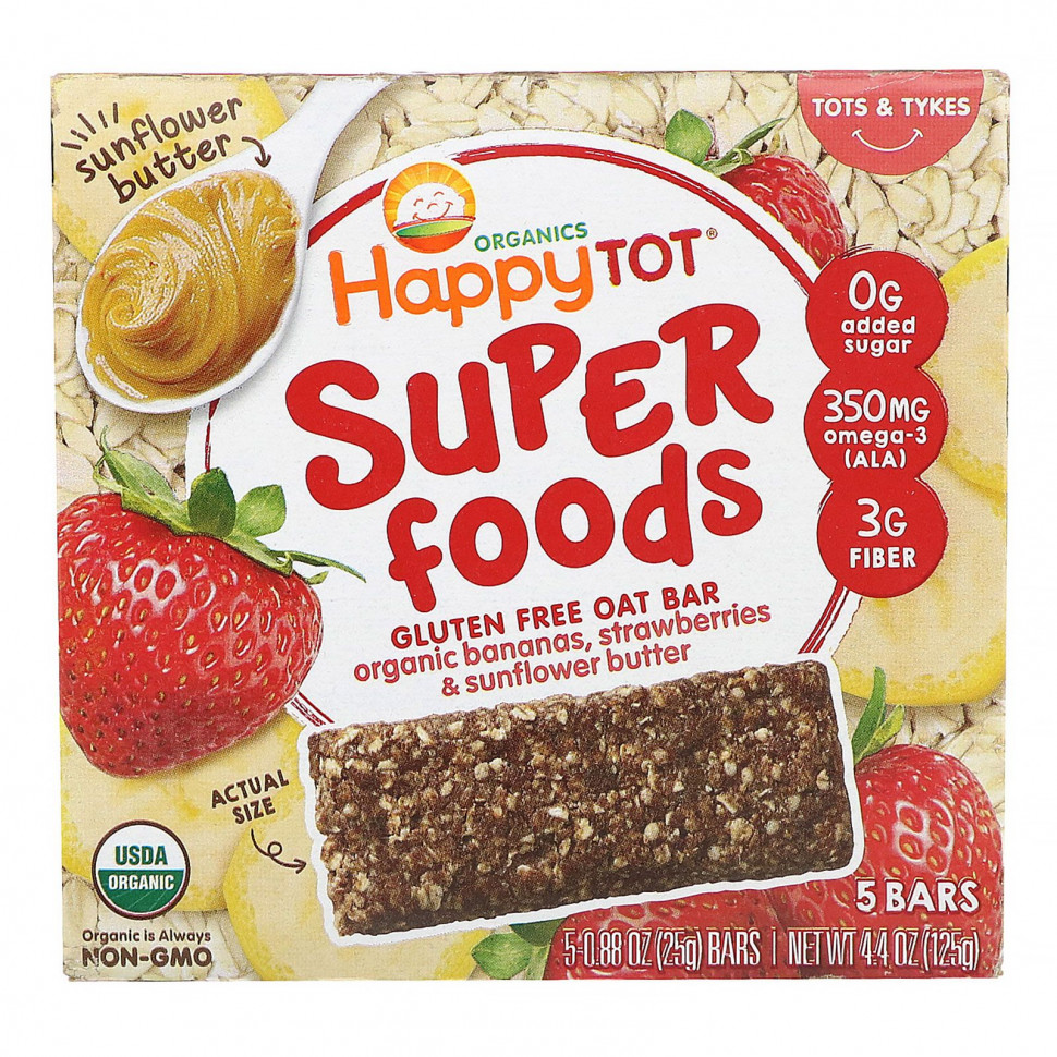 Happy Family Organics, Organics Happy Tot, ,   ,  ,    , 5 , 25      , -, 