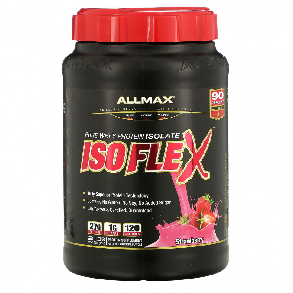 ALLMAX Nutrition, Isoflex, 100%     (WPI -   ), , 2  (907 )    , -, 