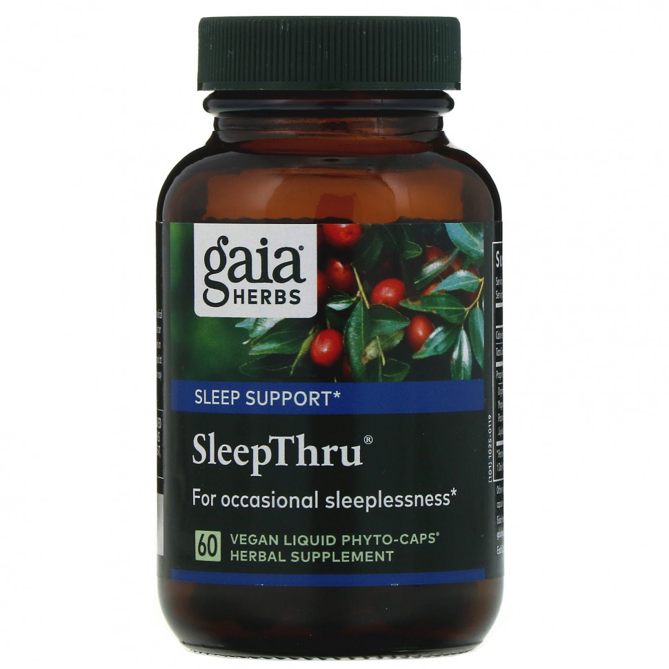Gaia Herbs, SleepThru, 60  -      , -, 