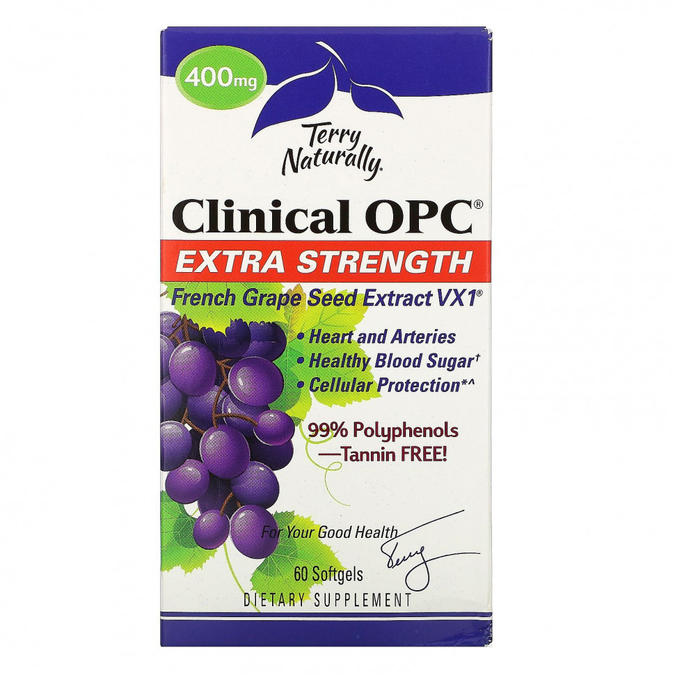 Terry Naturally, Clinical OPC,    , 400 , 60      , -, 