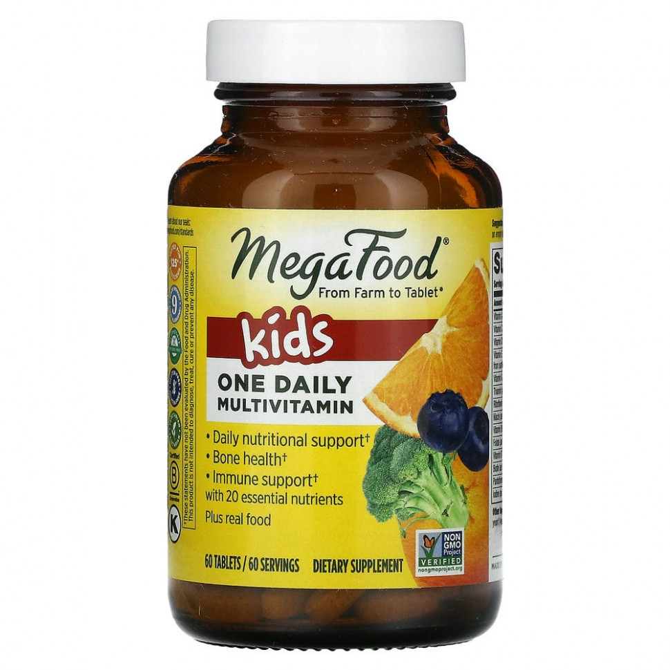 MegaFood, Kids One Daily,   , 60     , -, 