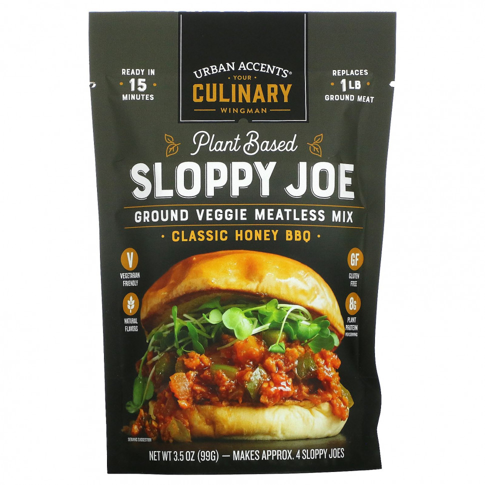 ���������� Urban Accents, Sloppy Joe �� ������������ ������, ������� ����� ��� ����, ������������ ������� �������, 99 � (3,5 �����)  Iherb (������)
