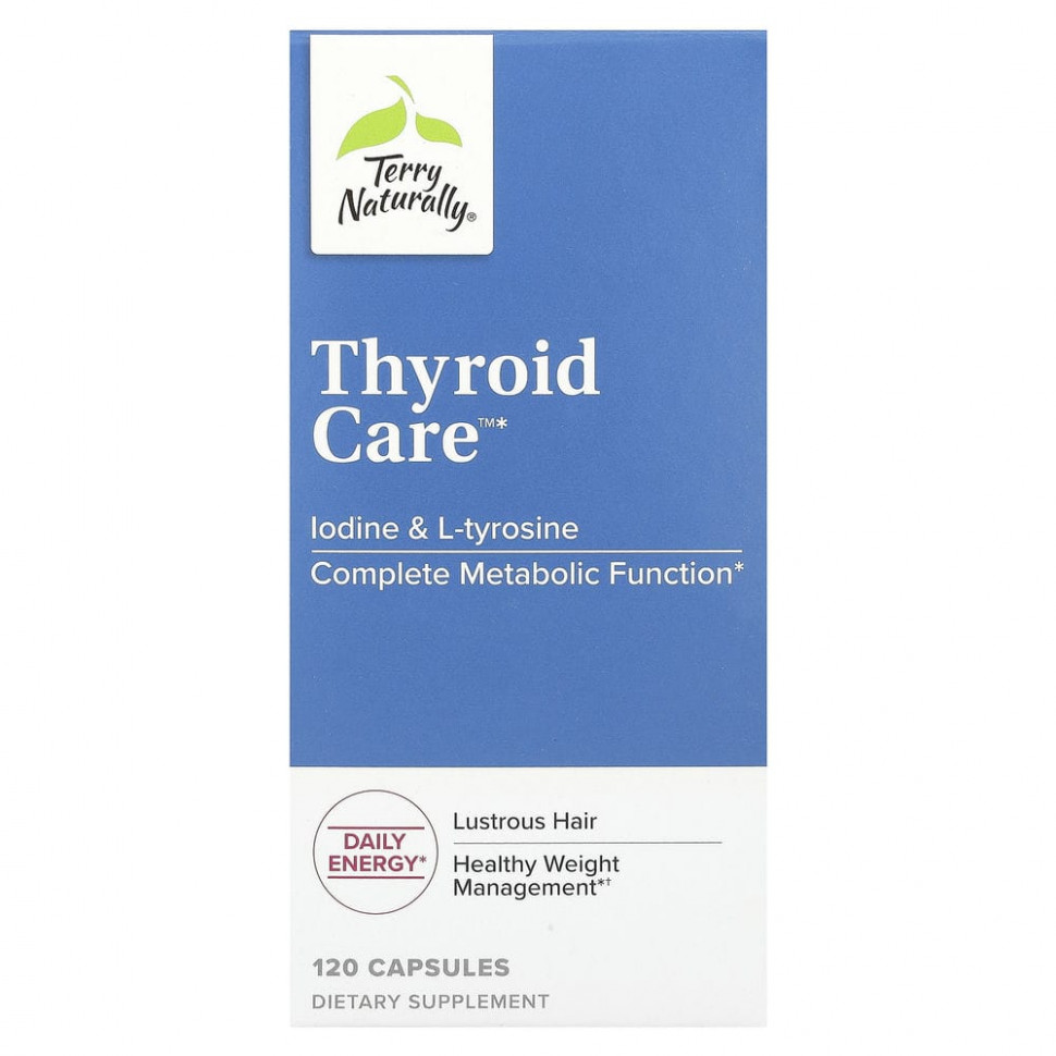 Terry Naturally, Thyroid Care, 120     , -, 