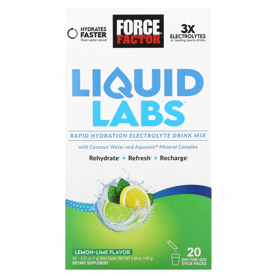 Force Factor, Liquid Labs,   , 20   7  (0,25 )    , -, 