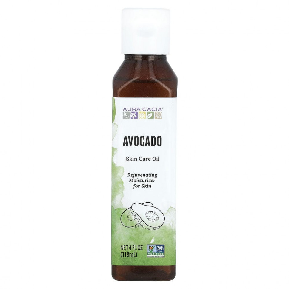 Aura Cacia, Skin Care Oil, Comforting Avocado, 4 fl oz (118 ml)    , -, 