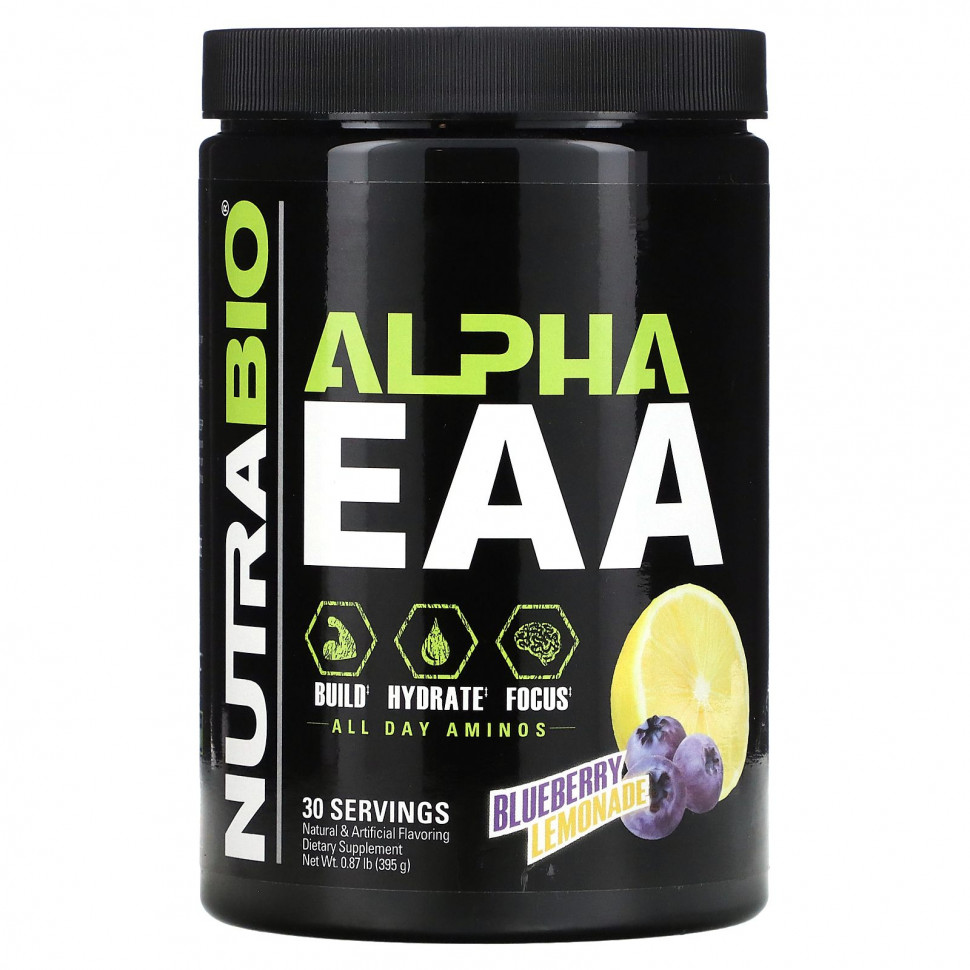 NutraBio Labs, Alpha EAA,  , 395  (0,87 )    , -, 