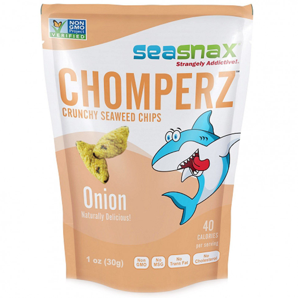 ���������� SeaSnax, Chomperz, ��������� ����� �� ������� ����������, � �����, 1 ����� (30 �)  Iherb (������)