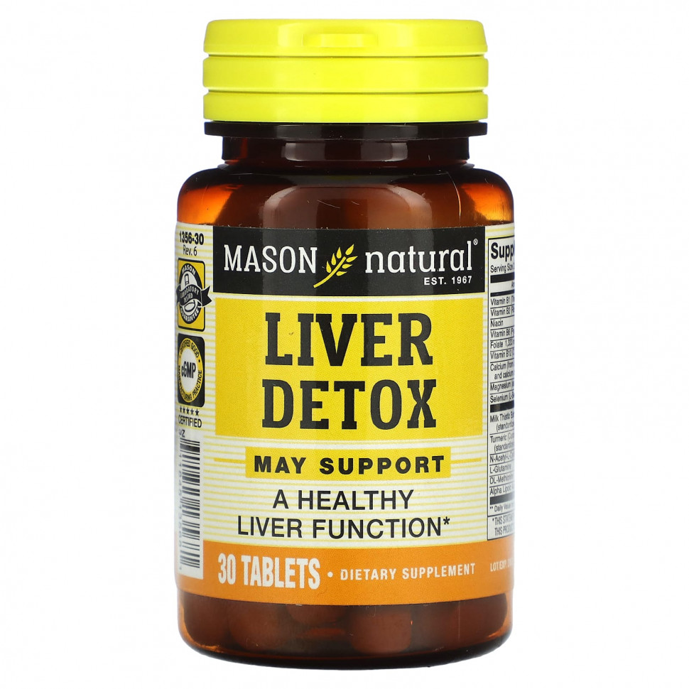 Mason Natural, Liver Detox, 30     , -, 