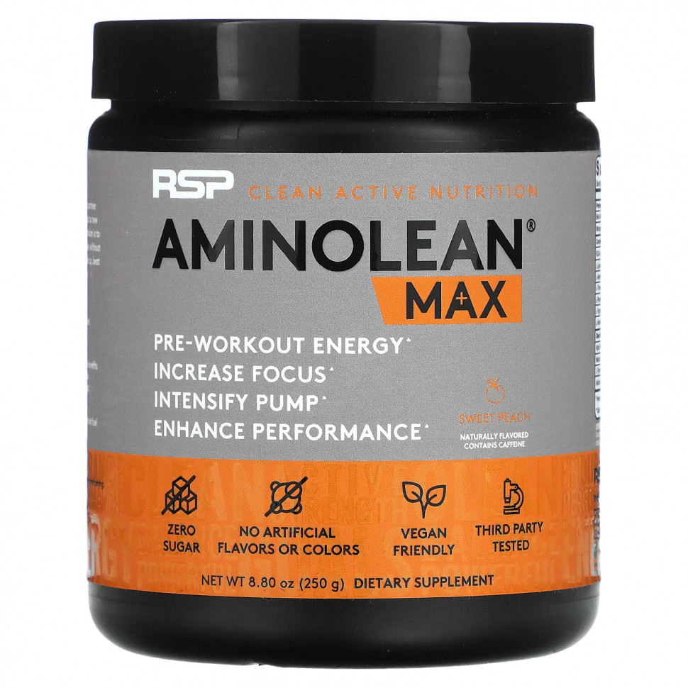 RSP Nutrition, AminoLean Max,  , 250  (8,8 )    , -, 