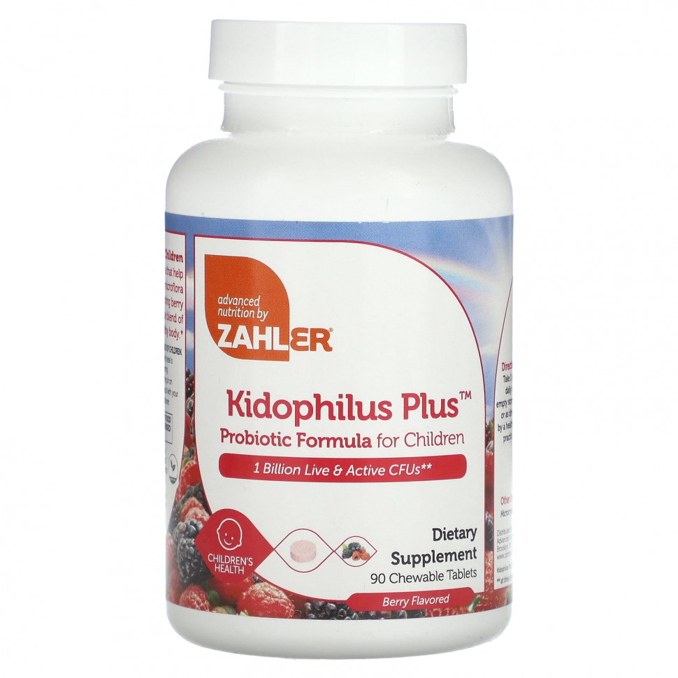 Zahler, Kidophilus Plus,    , , 1  , 90      , -, 