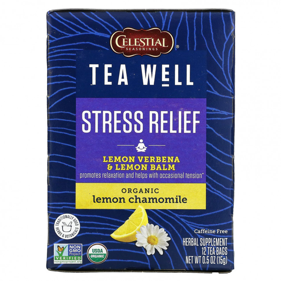 Celestial Seasonings, Stress Relief,    ,   ,  , 12    1,2  (0,06 )    , -, 