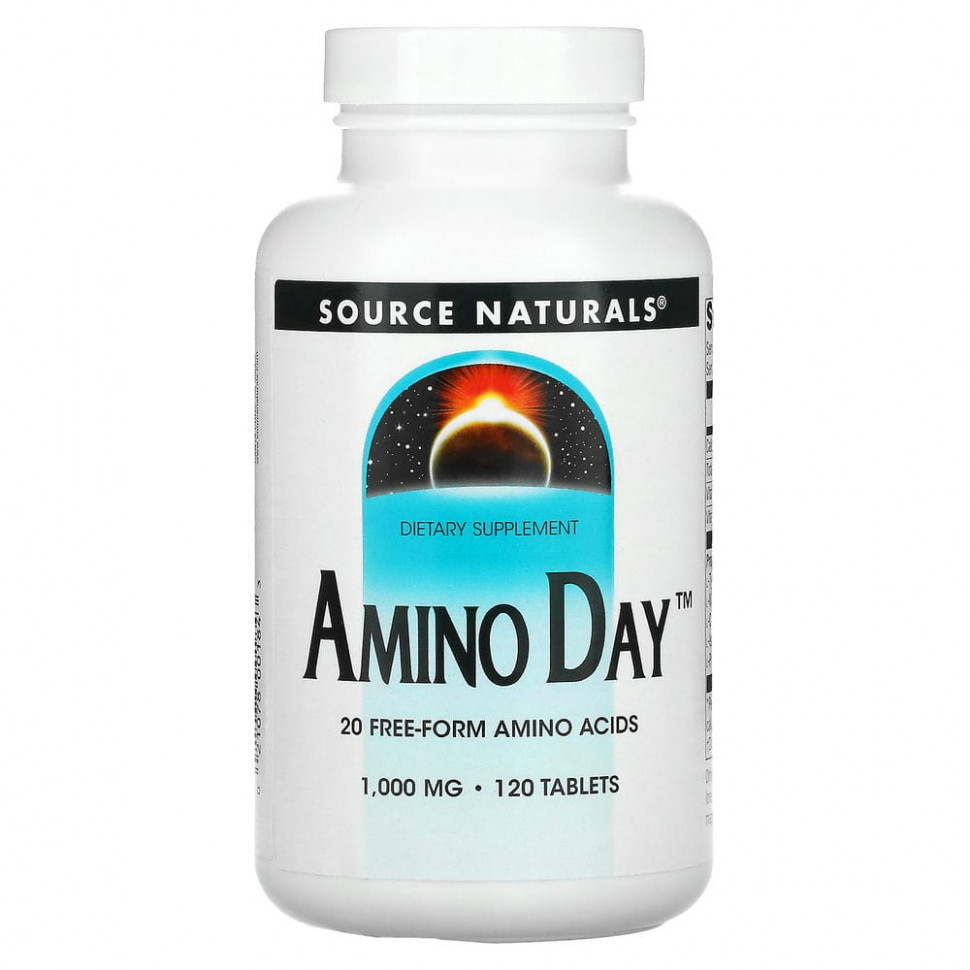 Source Naturals, Amino Day, 1 000 , 120     , -, 