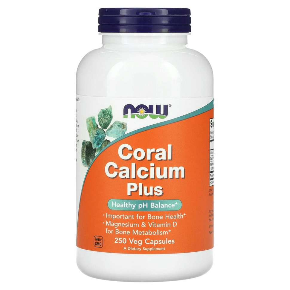 NOW Foods, Coral Calcium Plus, 250      , -, 