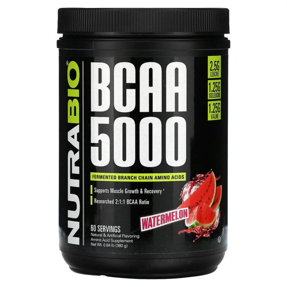 Nutrabio Labs, BCAA 5000, , 380  (0,84 )    , -, 