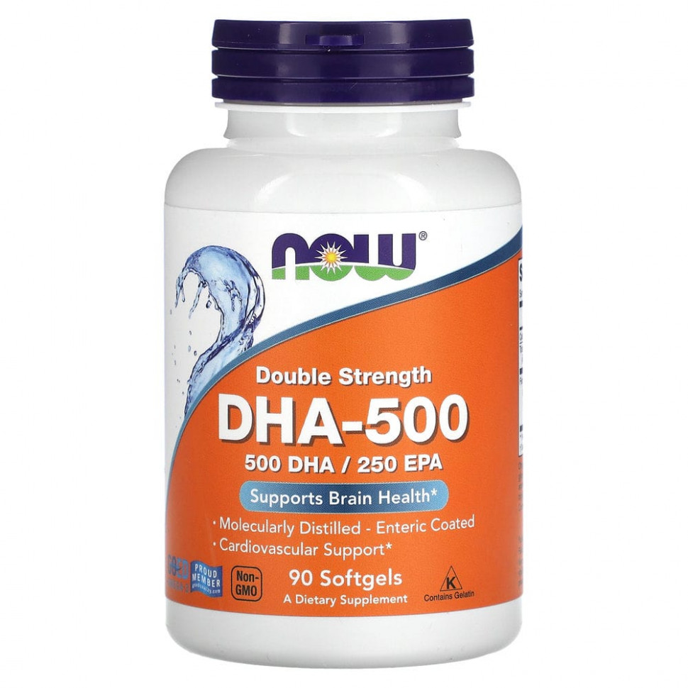 NOW Foods,   DHA-500,  , 90    Iherb ()