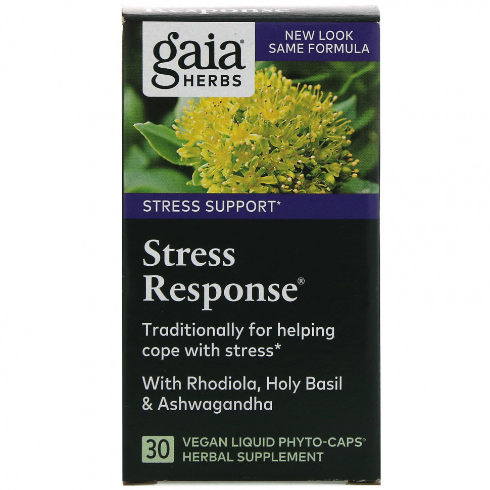Gaia Herbs, Stress Response, 30   -    , -, 