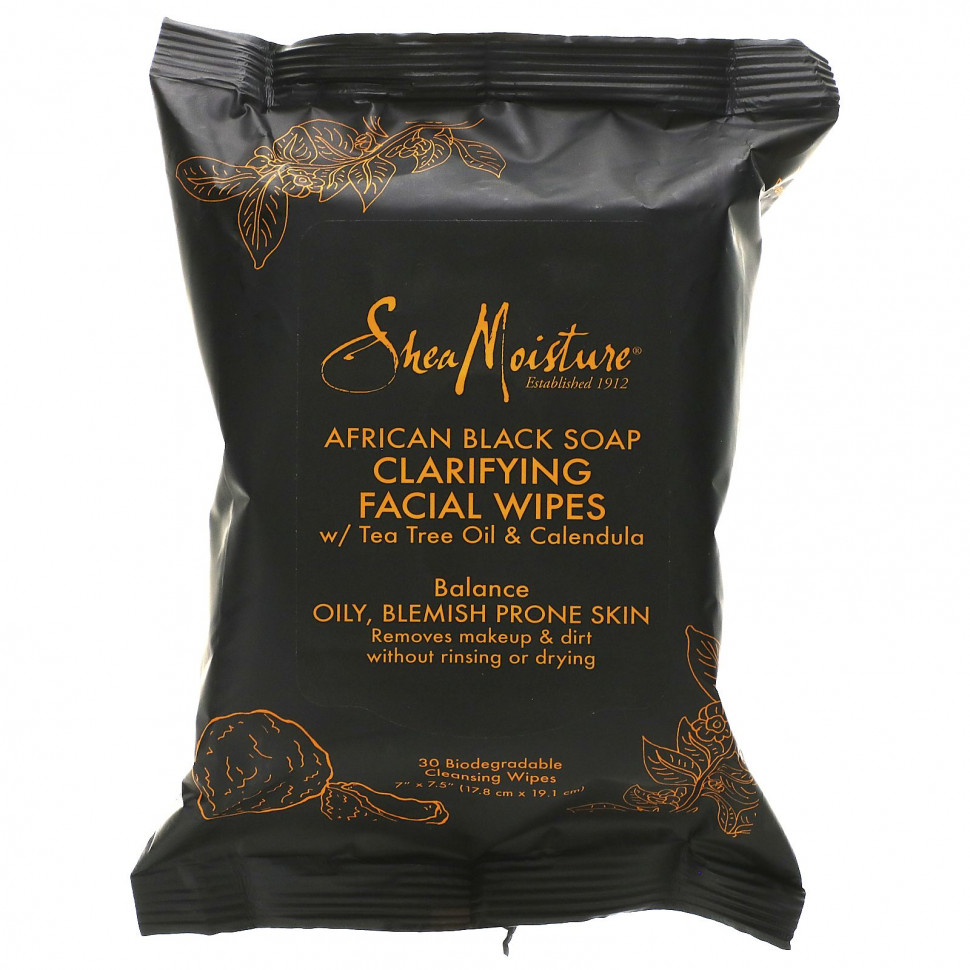 SheaMoisture, African Black Soap,    , 30     , -, 