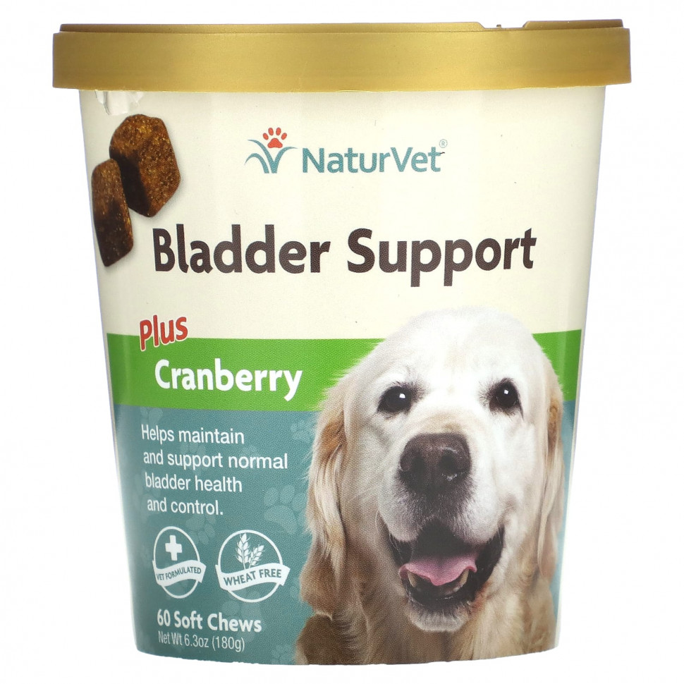 NaturVet, Bladder Support Plus Cranberry,  , 60  , 180  (6,3 )    , -, 