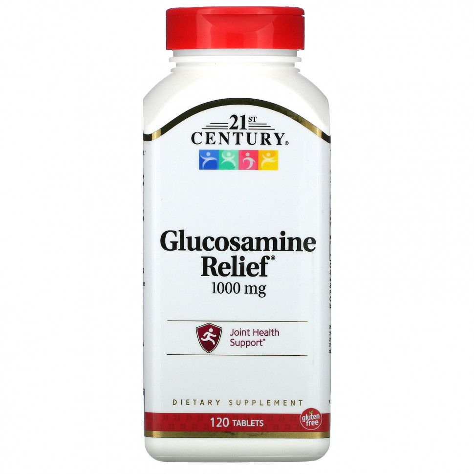 21st Century, Glucosamine Relief, 1000 , 120     , -, 