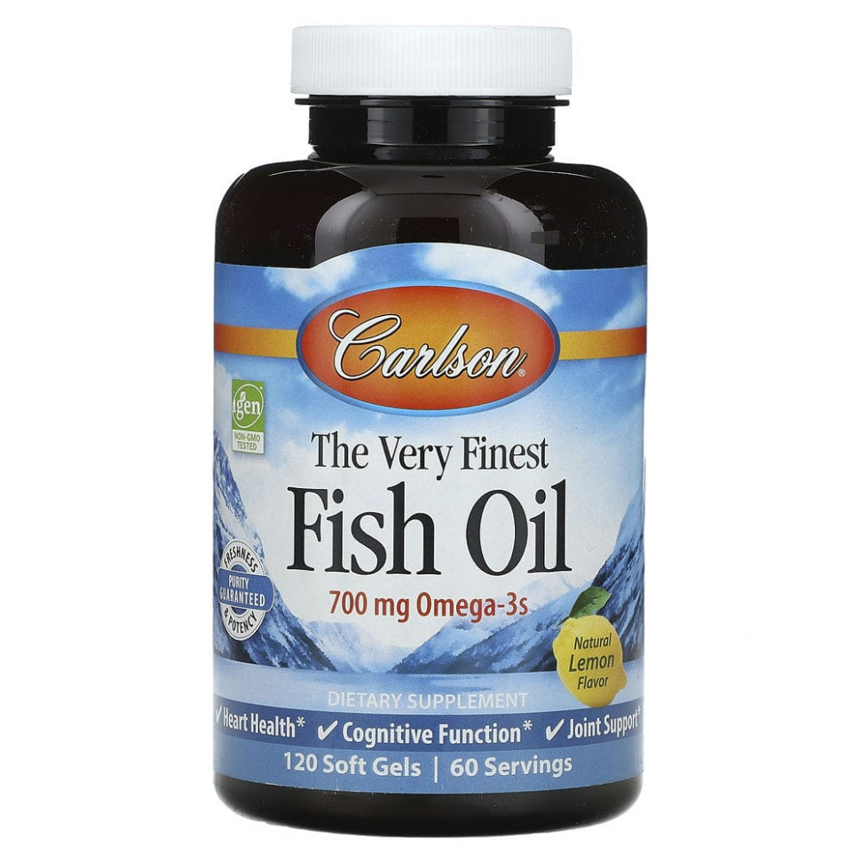 Carlson, The Very Finest Fish Oil,  , 700 , 120      , -, 