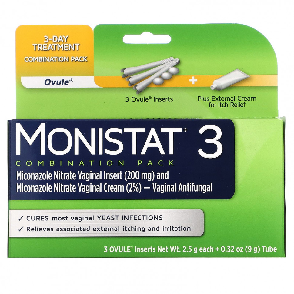 Monistat,    3- , 3  ,  2,5  +  9  (0,32 )    , -, 