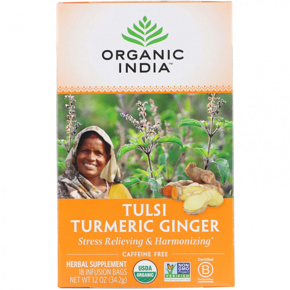 Organic India,  ,   ,  , 18  , 34,2  (1,2 )    , -, 