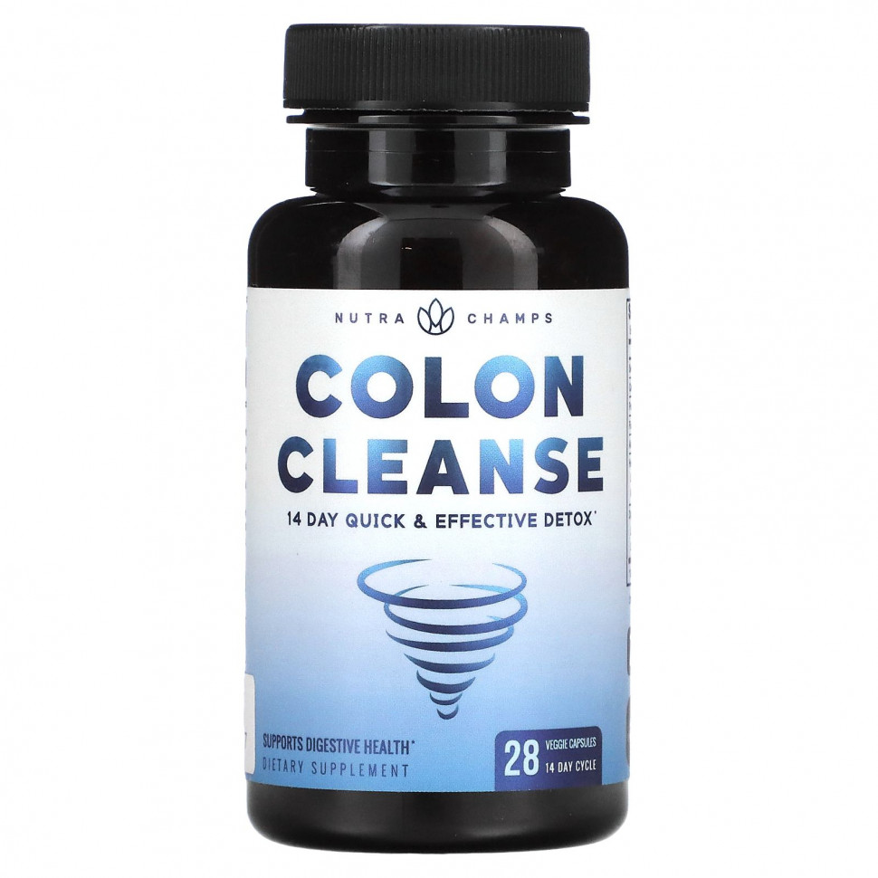 NutraChamps, Colon Cleanse, 28      , -, 