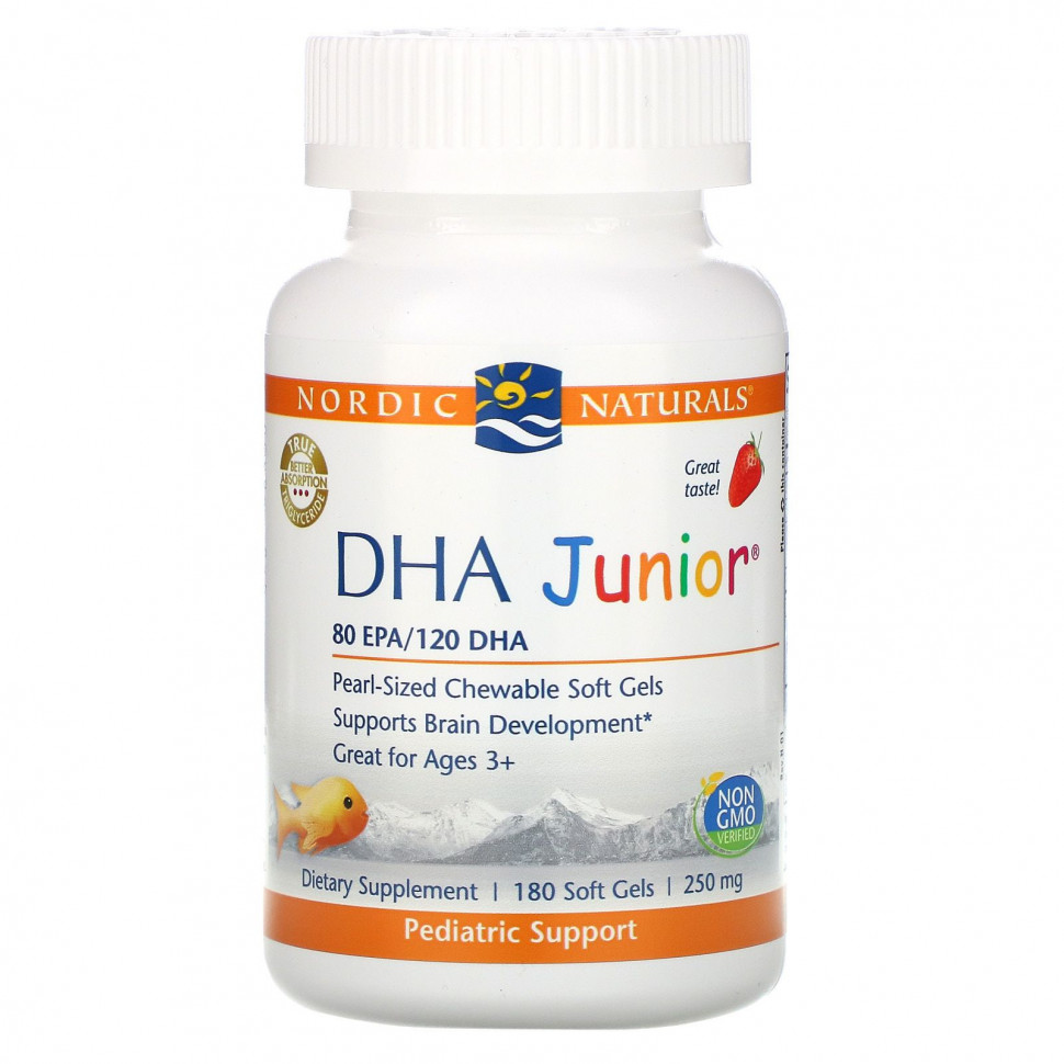 Nordic Naturals,  Junior, ,    3 , 62.5 , 180       , -, 