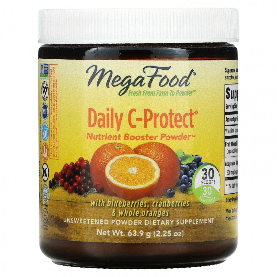 MegaFood, Daily C-Protect, Nutrient Booster, ,  , 63,9  (2,25 )    , -, 