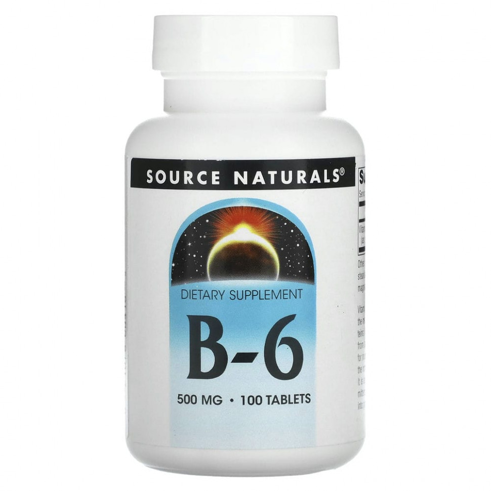 Source Naturals, 6, 500 , 100     , -, 