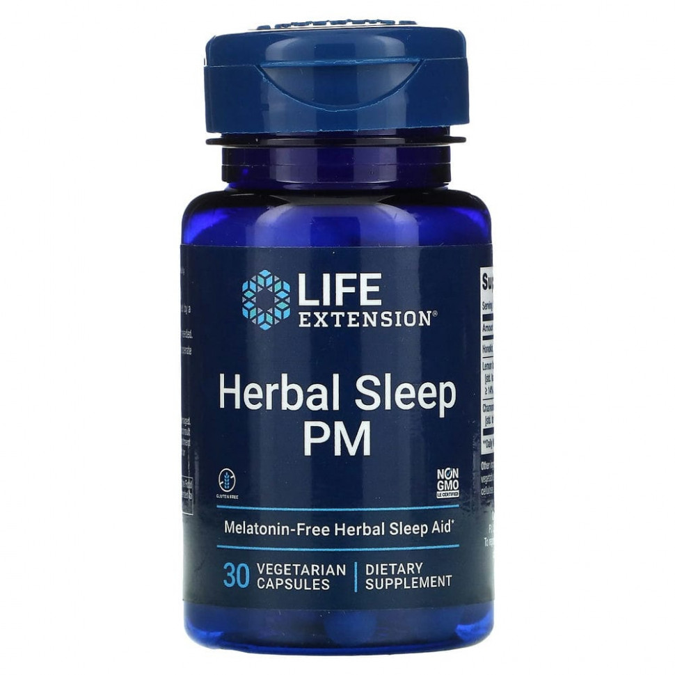 Life Extension, Herbal Sleep PM, 30      , -, 