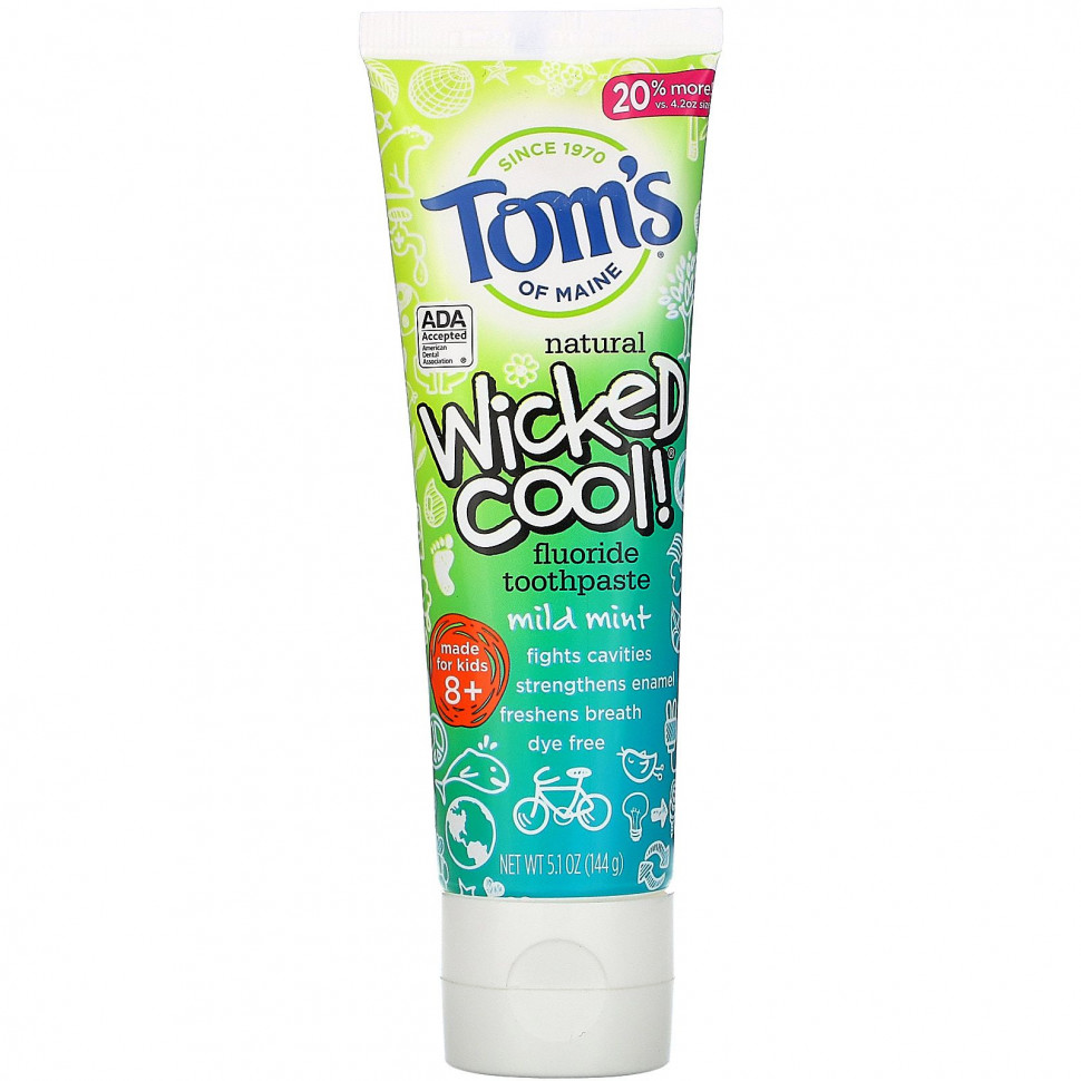 Tom's of Maine, Wicked Cool !,     ,    8 ,  , 144  (5,1 )    , -, 