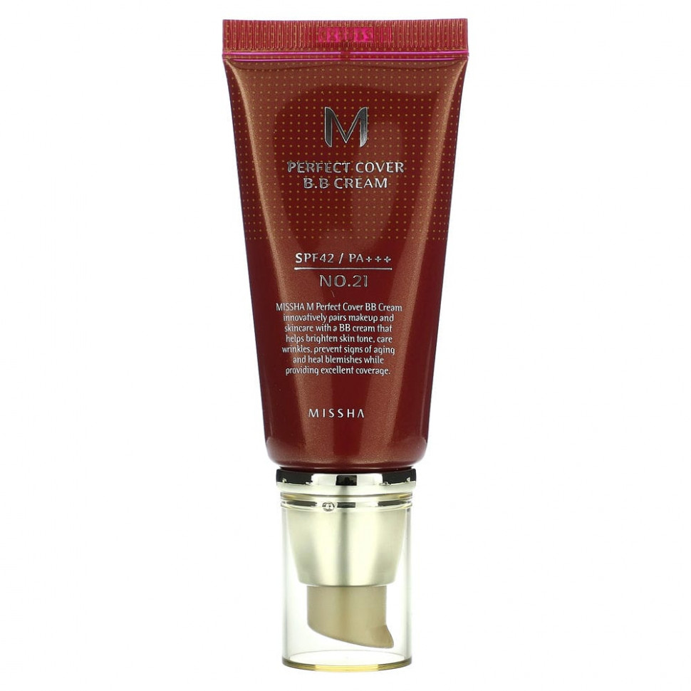 Missha, M Perfect Cover, BB-, SPF 42 PA+++,  21 -, 50  (1,7 )    , -, 