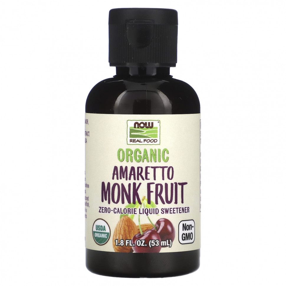 NOW Foods, Organic Amaretto Monk Fruit,   , 53  (1,8 . )    , -, 