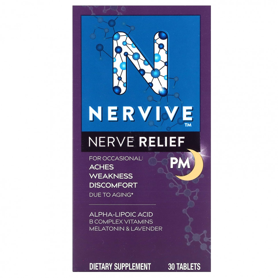 Nervive, Nerve Relief, PM, 30     , -, 