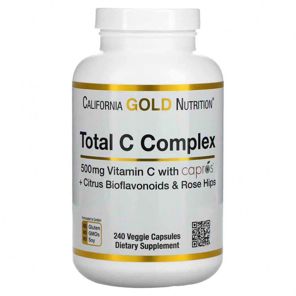 California Gold Nutrition, Total C Complex, 500 , 240      , -, 