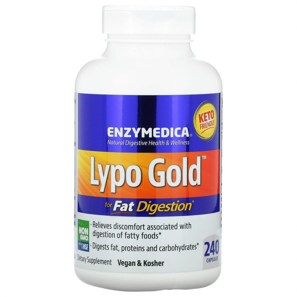 Enzymedica, Lypo Gold,    , 240     , -, 