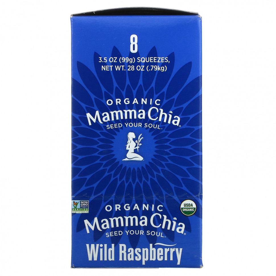 ���������� Mamma Chia, Organic Chia Squeeze, Vitality Snack, ������ ������, 8 ������, 99 � (3,5 �����)  Iherb (������)