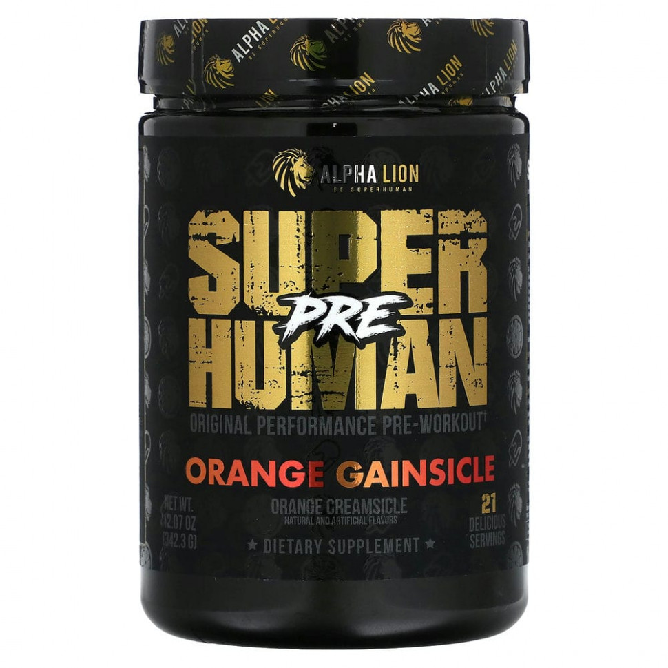 ALPHA LION, SuperHuman Pre, Orange Gainsicle,  , 342,3  (12,07 )    , -, 