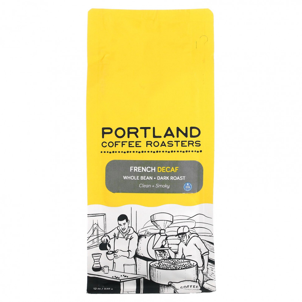 Portland Coffee Roasters, French Decaf,  ,  , 340  (12 )    , -, 