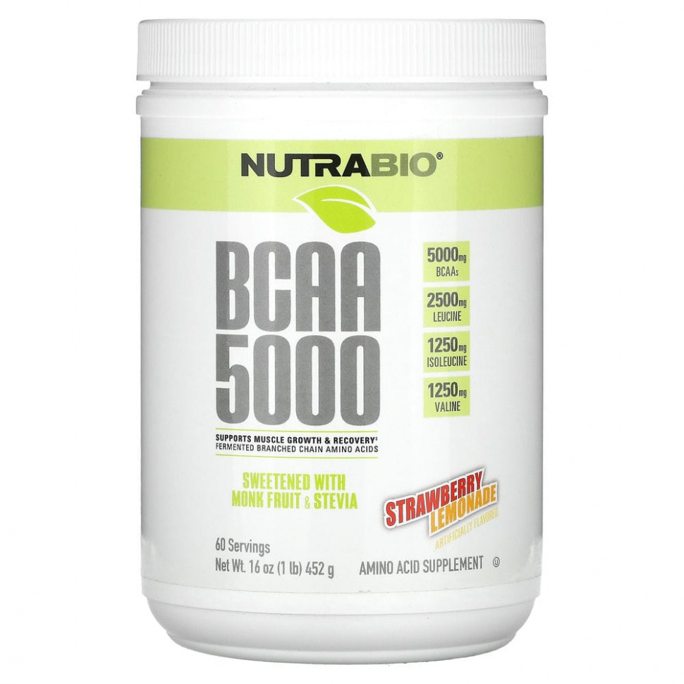 Nutrabio Labs, BCAA 5000,  , 452  (1 )    , -, 