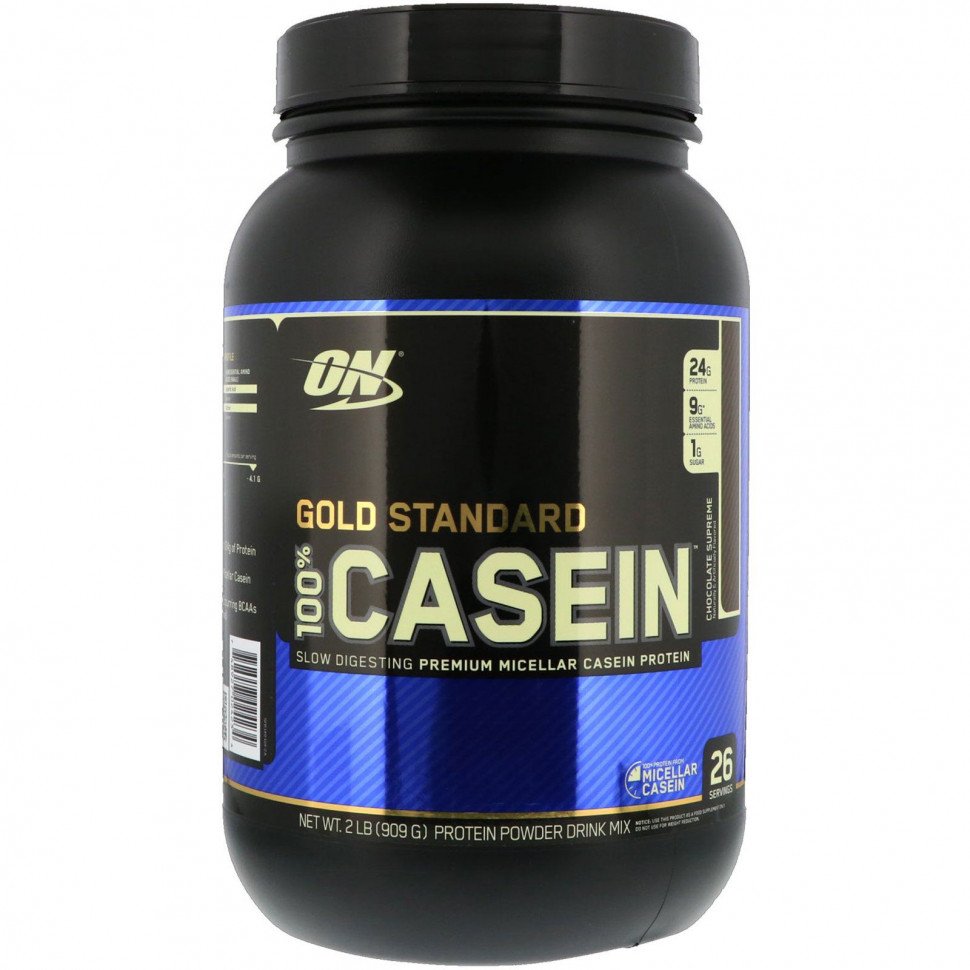  Optimum Nutrition, Gold Standard 100% Casein,     , 909  (2 )  Iherb ()