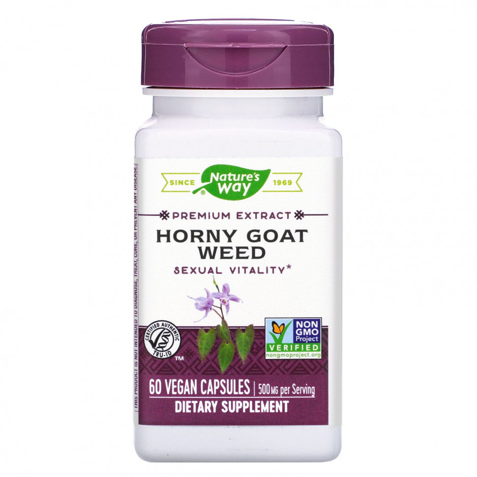 Nature's Way, Horny Goat Weed, 500 , 60    Iherb ()