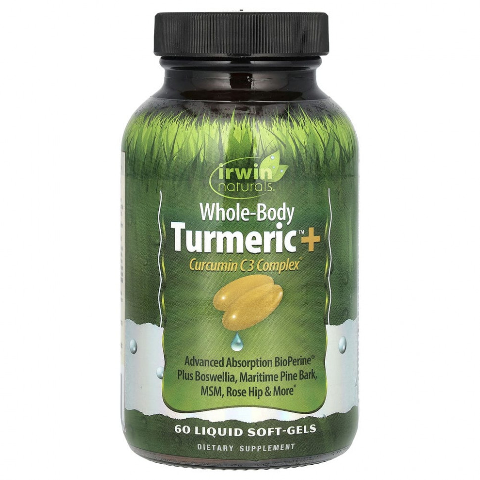 Irwin Naturals, Whole-Body Turmeric+, , 60       , -, 