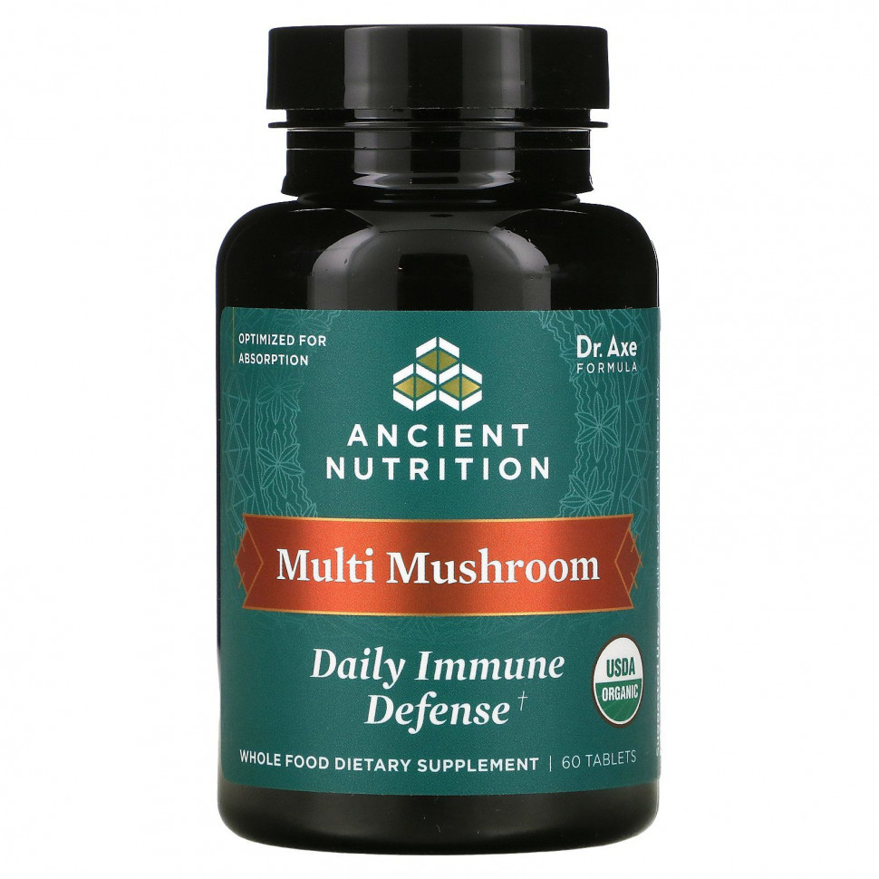  Dr. Axe / Ancient Nutrition, Multi Mushroom,   , 60   Iherb ()