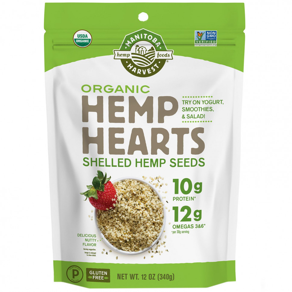 Manitoba Harvest, Hemp Hearts,    ,   , 340  (12 )    , -, 