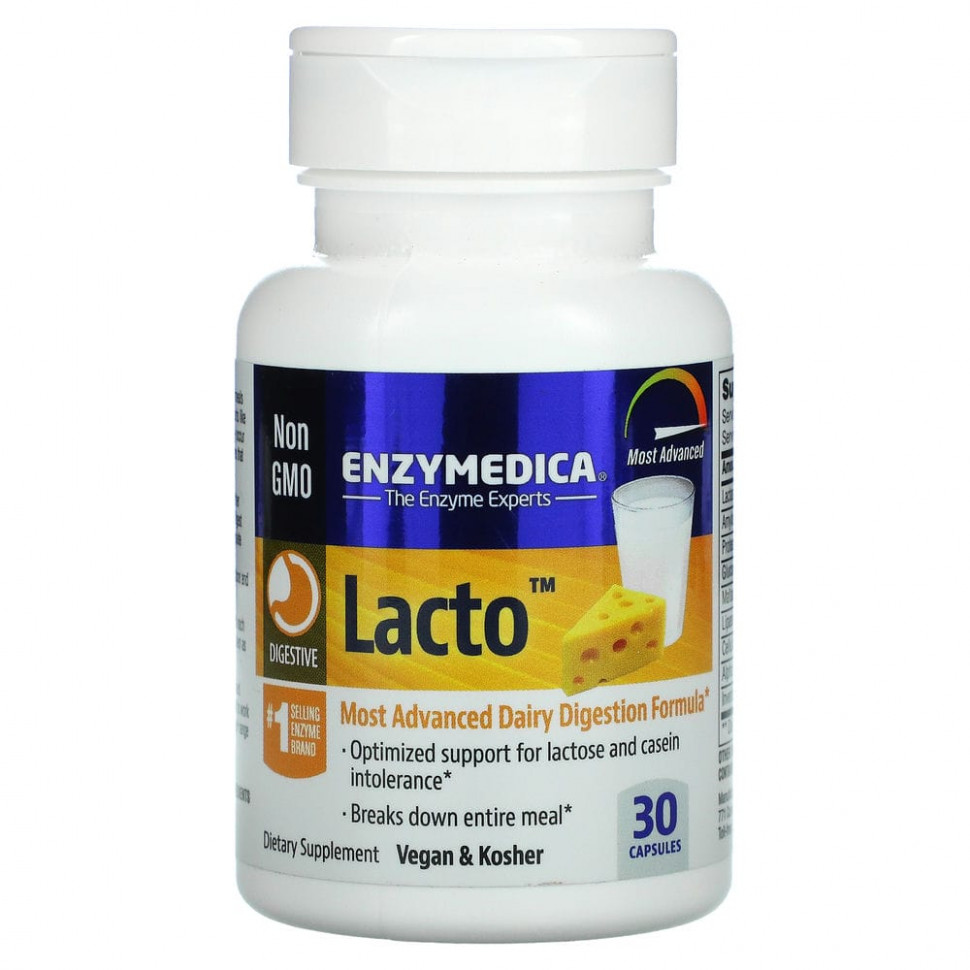 Enzymedica, Lacto,       , 30     , -, 