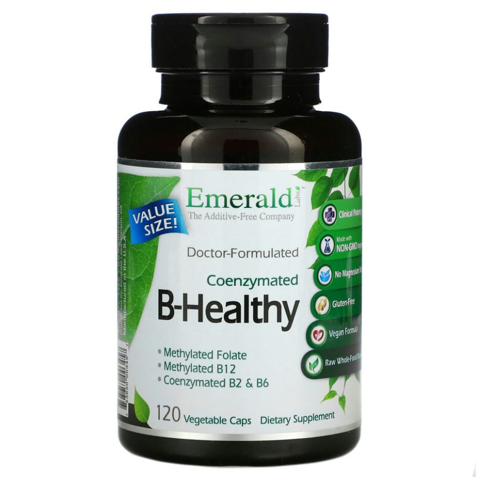 Emerald Laboratories, Coenzymated B-Healthy, 120      , -, 