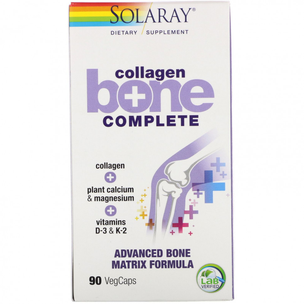 Solaray, Collagen Bone Complete,    , 90           , -, 